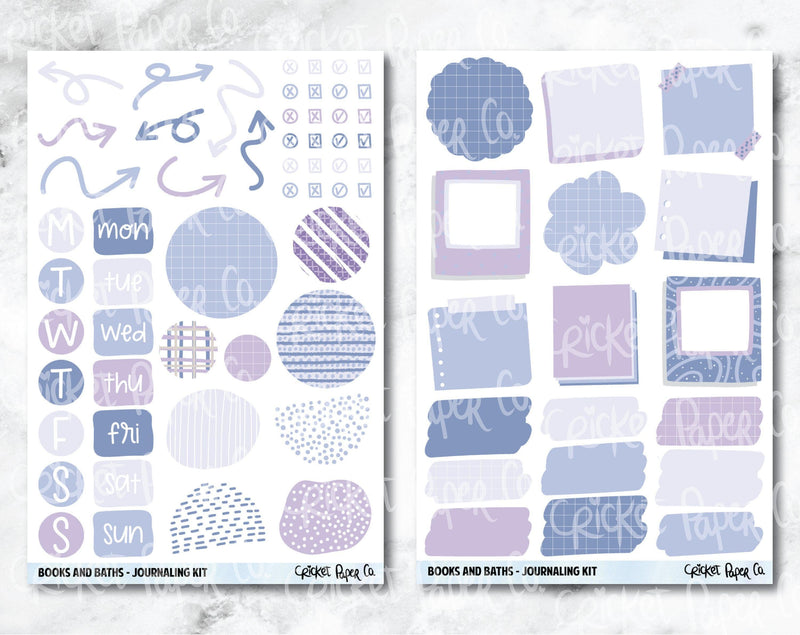 JOURNALING KIT Stickers for Planners, Journals and Notebooks - Bejewel –  Cricket Paper Co.
