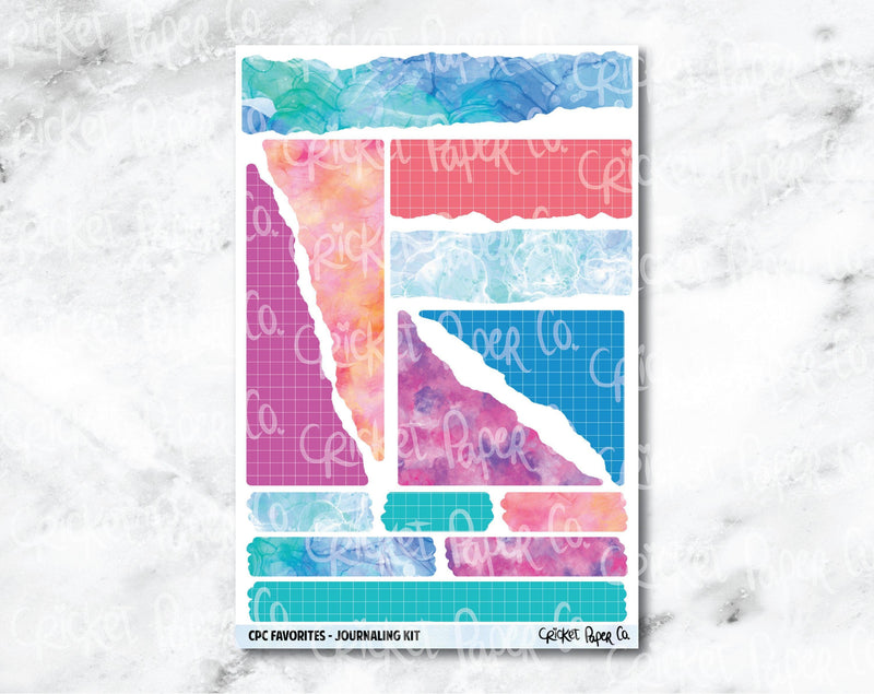 JOURNALING KIT Stickers for Planners, Journals and Notebooks - CPC Favorites-Cricket Paper Co.