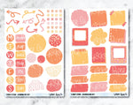 JOURNALING KIT Stickers for Planners, Journals and Notebooks - Candy Corn-Cricket Paper Co.