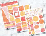 JOURNALING KIT Stickers for Planners, Journals and Notebooks - Candy Corn-Cricket Paper Co.