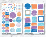 JOURNALING KIT Stickers for Planners, Journals and Notebooks - Celestial Fall-Cricket Paper Co.