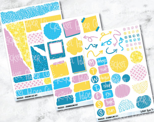 JOURNALING KIT Stickers for Planners, Journals and Notebooks - Celesti –  Cricket Paper Co.