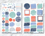 JOURNALING KIT Stickers for Planners, Journals and Notebooks - Spooky Anemone-Cricket Paper Co.