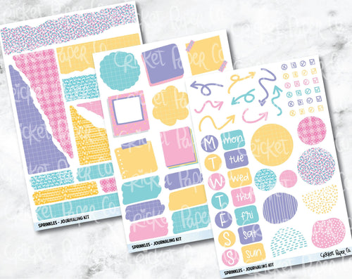 JOURNALING KIT Stickers for Planners, Journals and Notebooks - Lavende –  Cricket Paper Co.