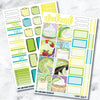 Key Lime HOBONICHI COUSIN Planner Stickers Mini Kit-Cricket Paper Co.