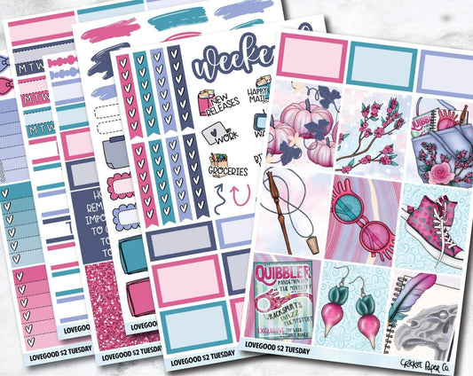 LOVEGOOD Planner Stickers - Full Kit-Cricket Paper Co.