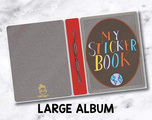 Large Sticker Storage Album - Adventure Book-Cricket Paper Co.