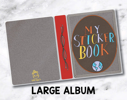 Large Sticker Storage Album - Adventure Book-Cricket Paper Co.