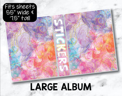 Large Sticker Storage Album - Colorful-Cricket Paper Co.