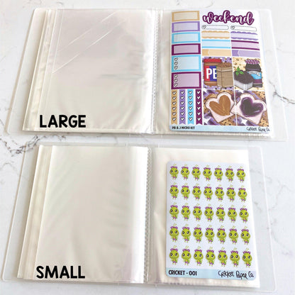 Large Sticker Storage Album - Organized AF-Cricket Paper Co.