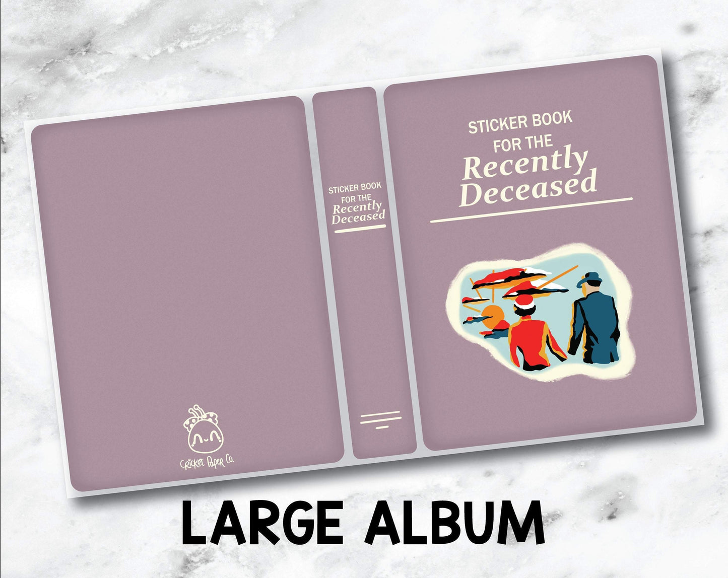 Large Sticker Storage Album - Recently Deceased-Cricket Paper Co.