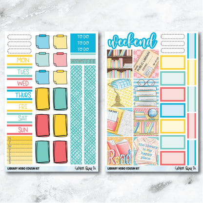 Sticker Mini Library Library HOBONICHI COUSIN Planner Stickers Mini Kit – Cricket Paper Co.