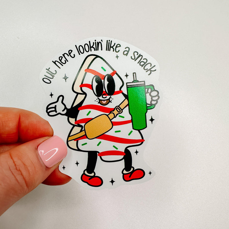 Lookin Like A Snack - Decorative Vinyl Sticker-Cricket Paper Co.