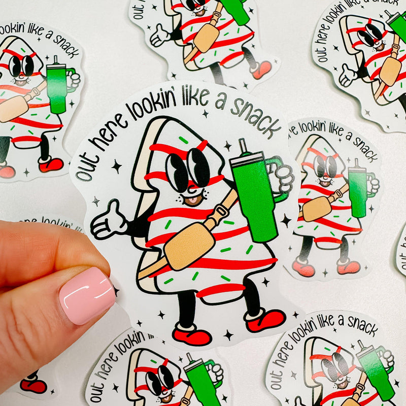 Lookin Like A Snack - Decorative Vinyl Sticker-Cricket Paper Co.