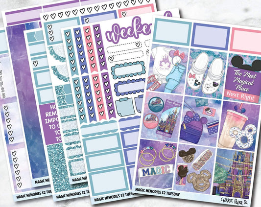 MAGIC MEMORIES Planner Stickers - Full Kit-Cricket Paper Co.