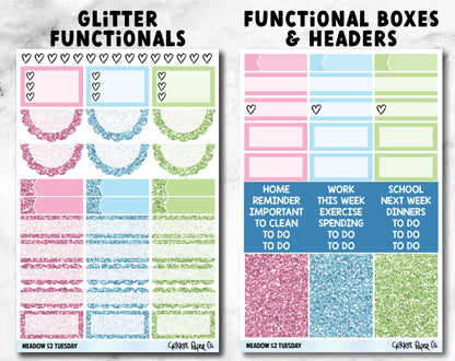 MEADOW Planner Stickers - Full Kit-Cricket Paper Co.