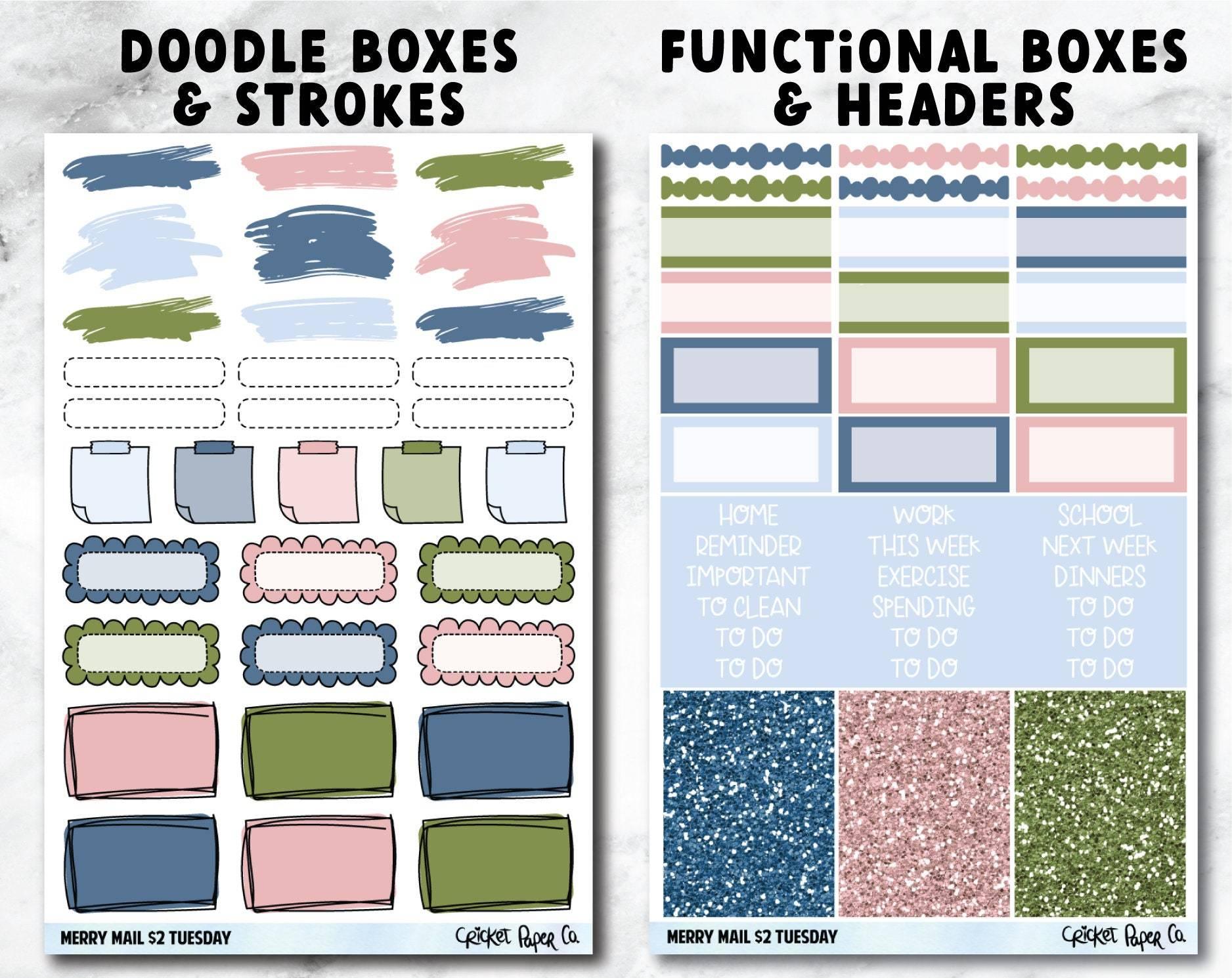 MERRY MAIL Planner Stickers - Full Kit-Cricket Paper Co.