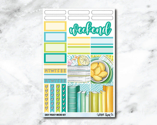 MICRO KIT Planner Stickers - Easy Peasy-Cricket Paper Co.