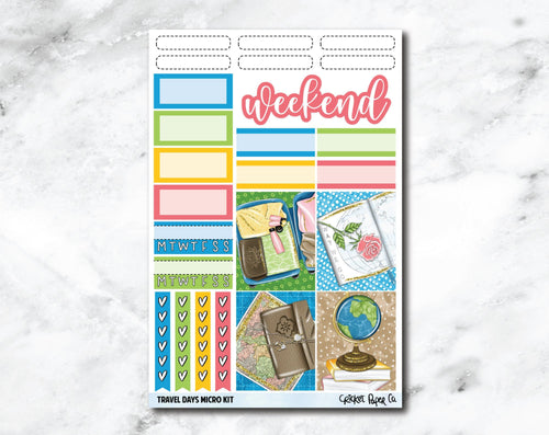 VERTICAL Planner Stickers Mini Kit - Palm Pages – Cricket Paper Co.