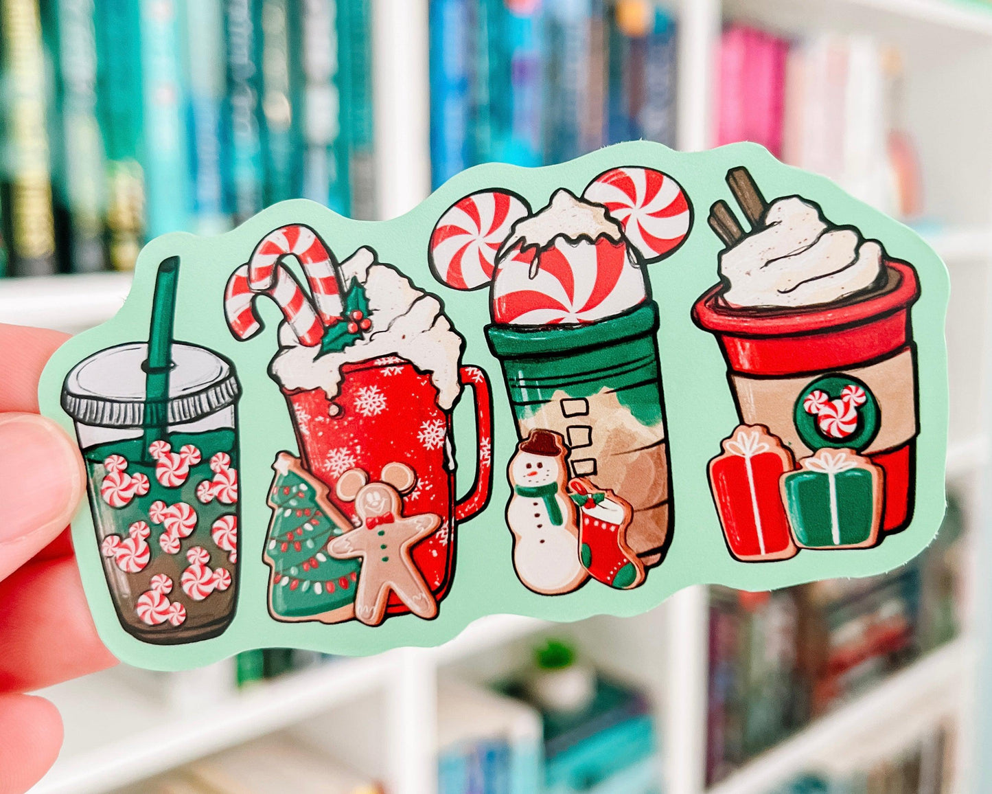 Magical Coffees - Christmas Vinyl Sticker-Cricket Paper Co.