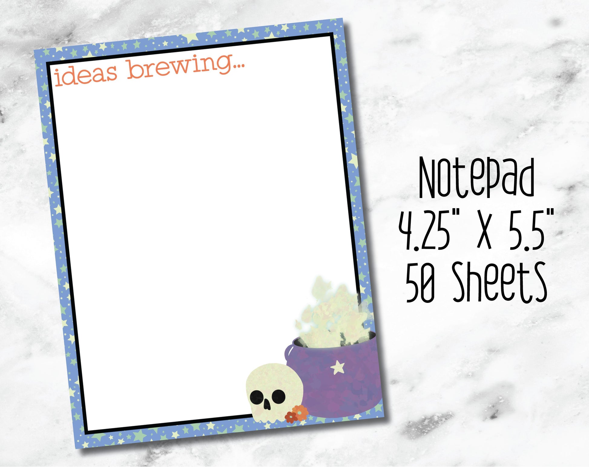 Notepad - Ideas Brewing-Cricket Paper Co.