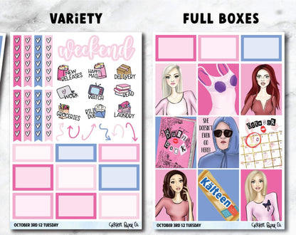 OCTOBER 3RD Planner Stickers - Full Kit-Cricket Paper Co.