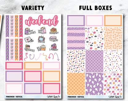PINKOWEEN Planner Stickers - Full Kit-Cricket Paper Co.
