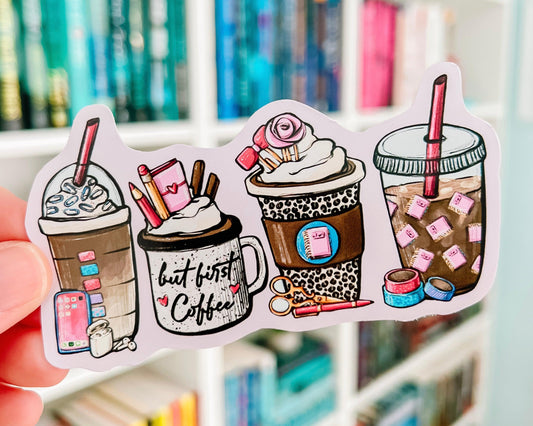 Planner Life Coffees - Vinyl Sticker-Cricket Paper Co.