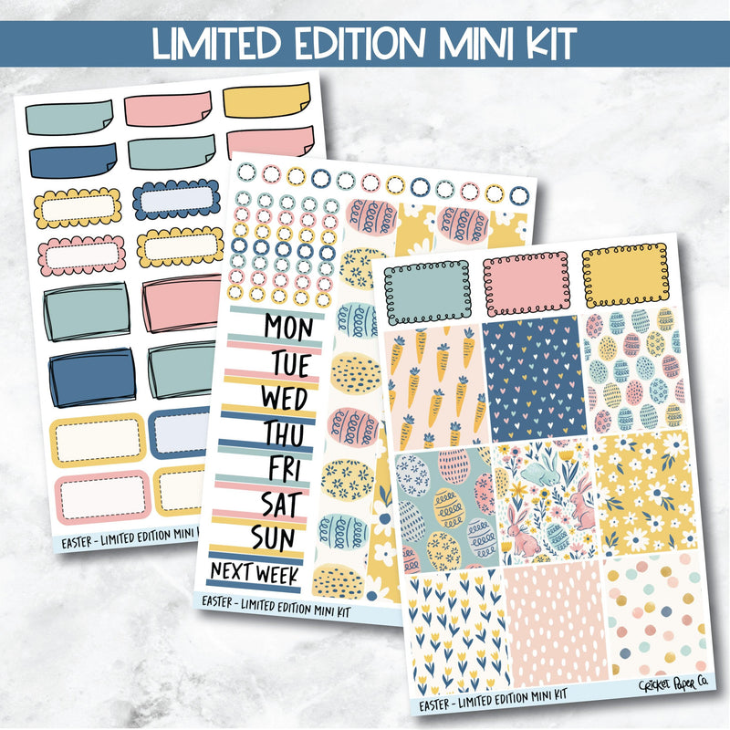 Planner Stickers Limited Edition Mini Kit - Easter-Cricket Paper Co.