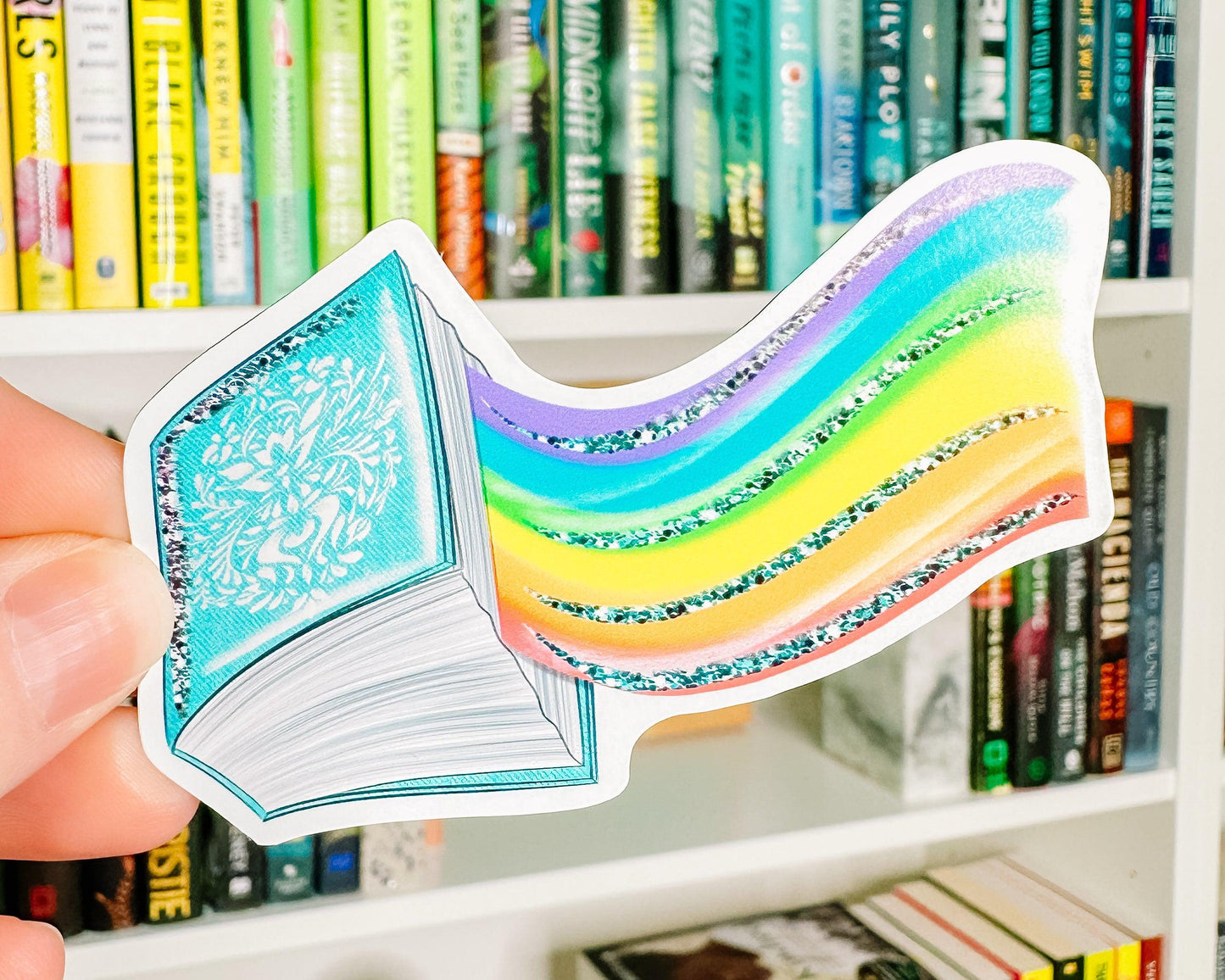Rainbow Pages - Bookish Vinyl Sticker-Cricket Paper Co.