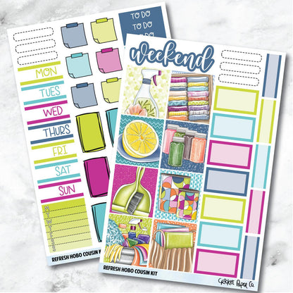 Refresh HOBONICHI COUSIN Planner Stickers Mini Kit-Cricket Paper Co.