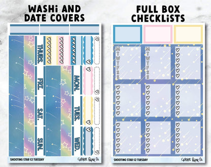 SHOOTING STAR Planner Stickers - Full Kit-Cricket Paper Co.