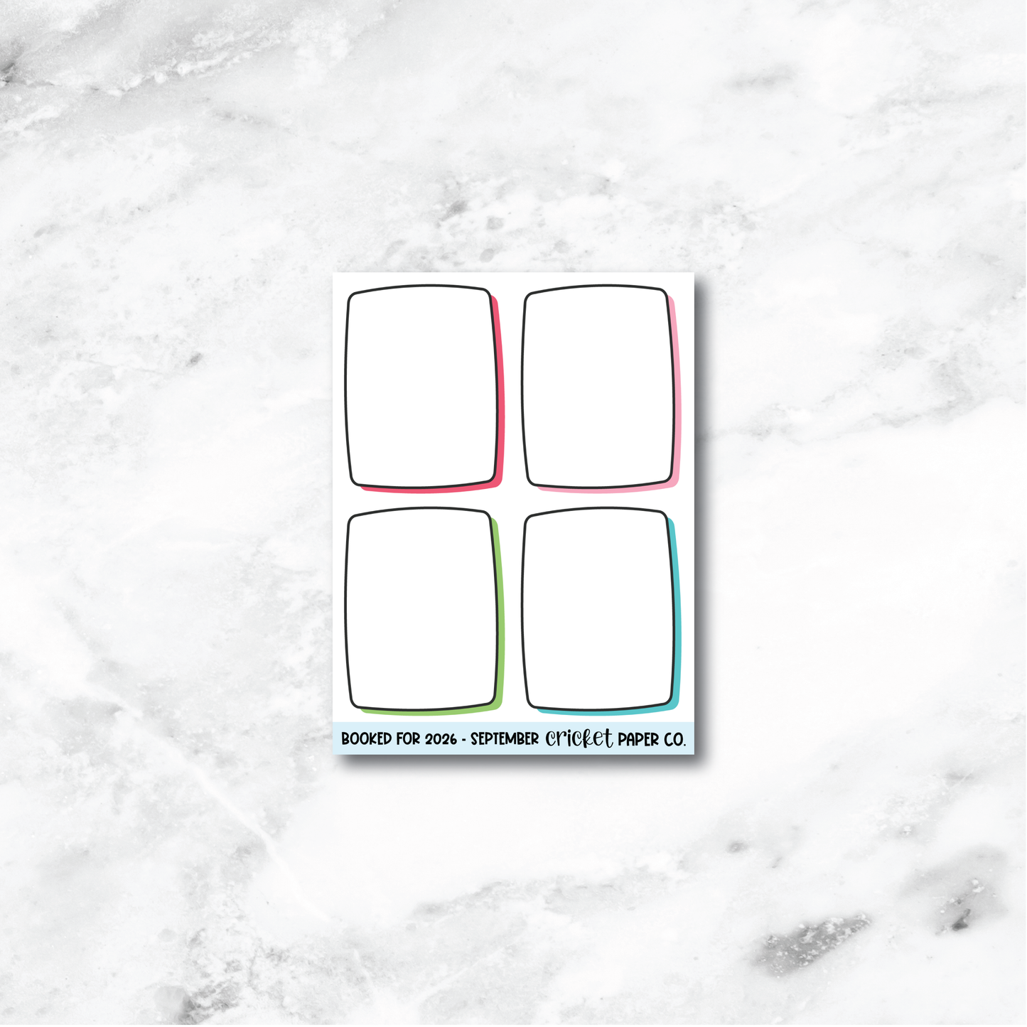 Book and Reading Journal Stickers - September