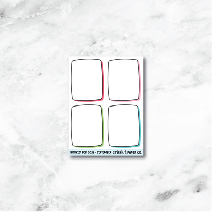 Book and Reading Journal Stickers - September