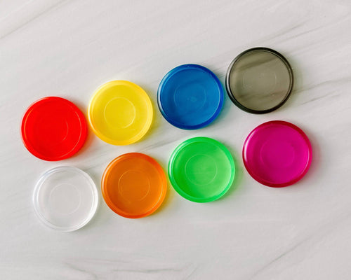 Set of 8 Rainbow Discs - 38MM or 1.5"-Cricket Paper Co.