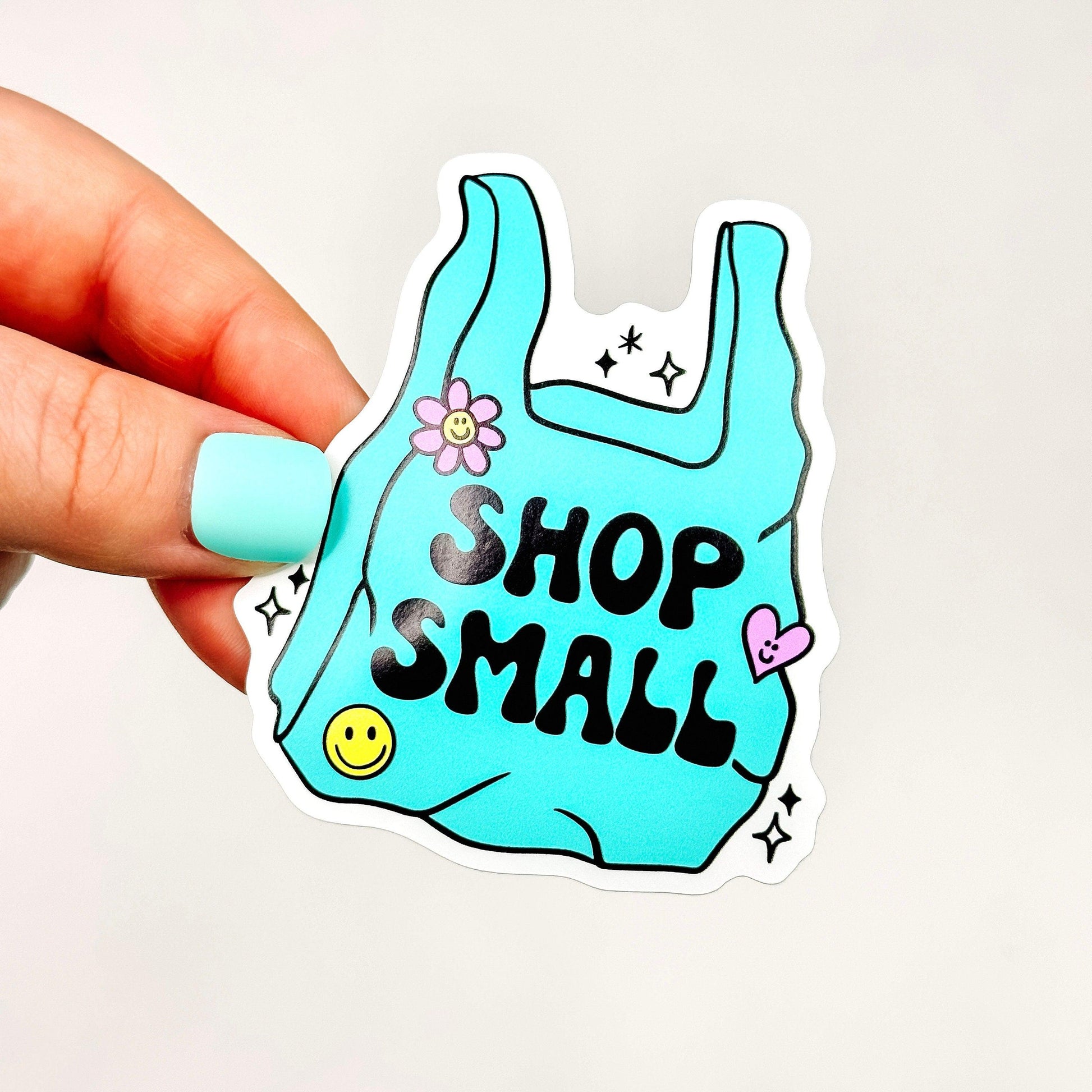 Shop Small - Decorative Vinyl Sticker-Cricket Paper Co.