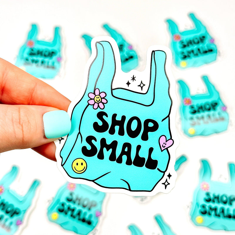 Shop Small - Decorative Vinyl Sticker-Cricket Paper Co.