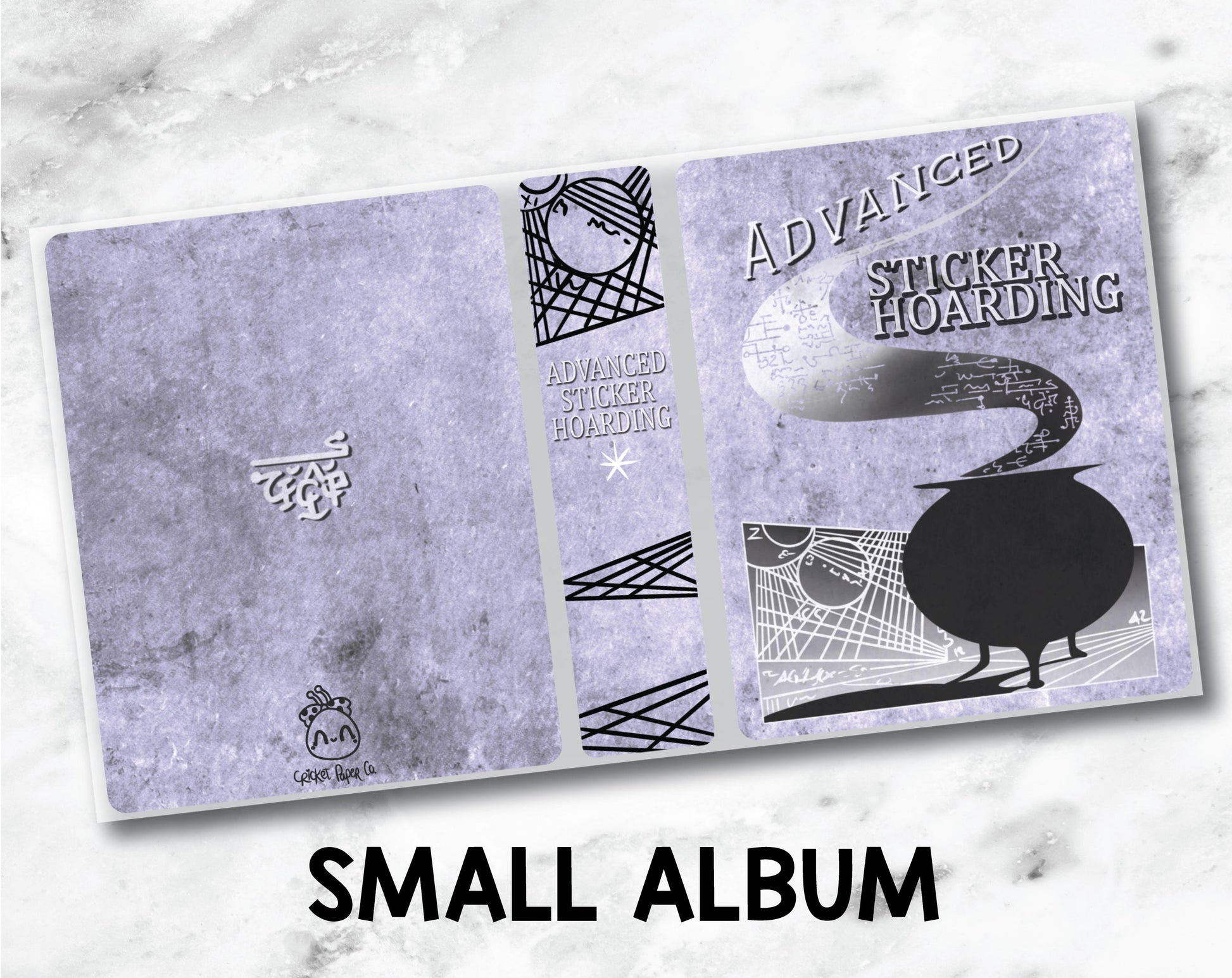 Small Sticker Storage Album - Advanced Hoarding-Cricket Paper Co.