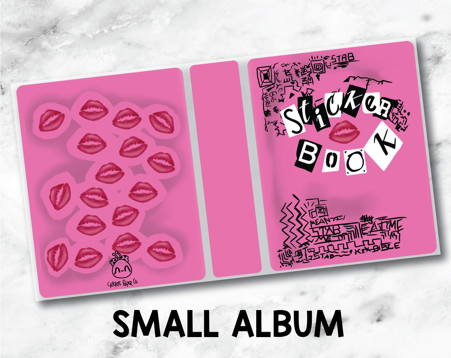 Small Sticker Storage Album - Burn Book-Cricket Paper Co.