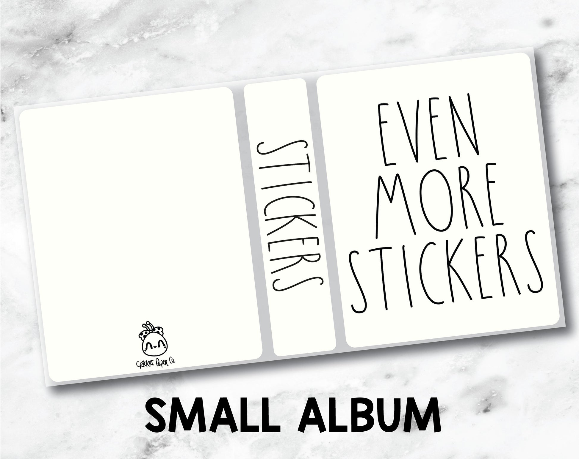 Small Sticker Storage Album - Even More Stickers-Cricket Paper Co.