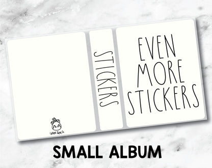 Small Sticker Storage Album - Even More Stickers-Cricket Paper Co.