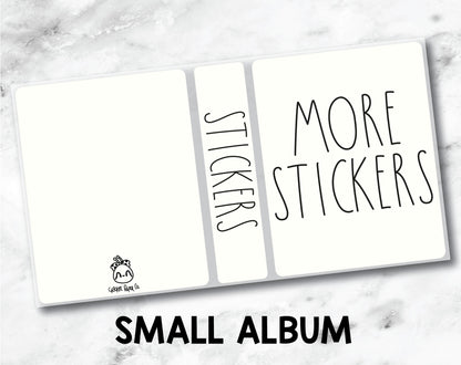 Small Sticker Storage Album - More Stickers-Cricket Paper Co.