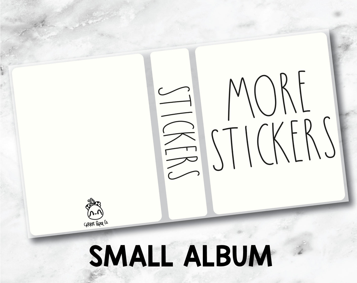 Small Sticker Storage Album - More Stickers-Cricket Paper Co.