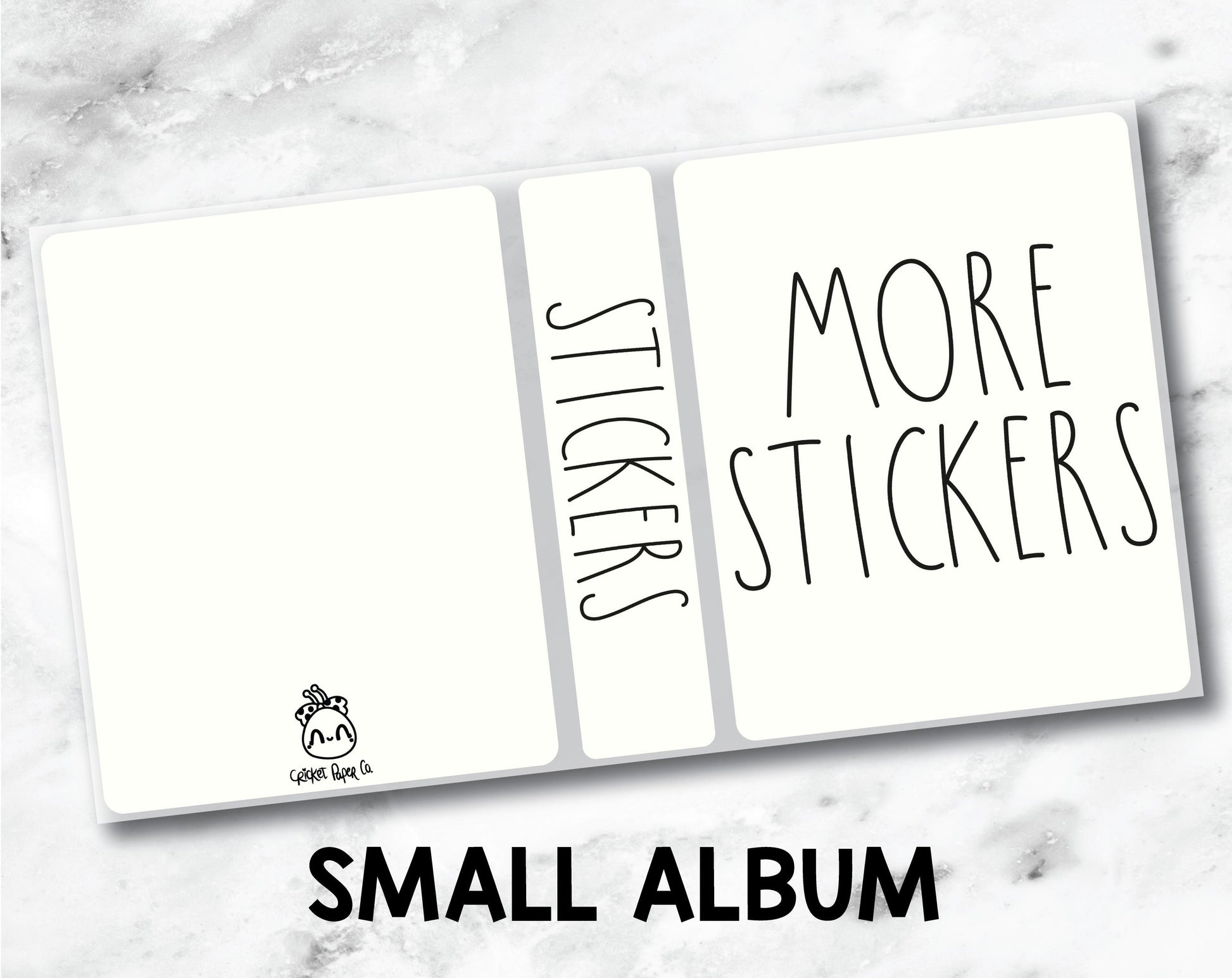 Small Sticker Storage Album - More Stickers-Cricket Paper Co.