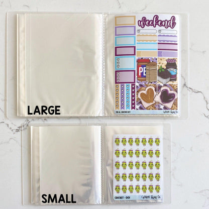 Small Sticker Storage Album - Muted Floral-Cricket Paper Co.
