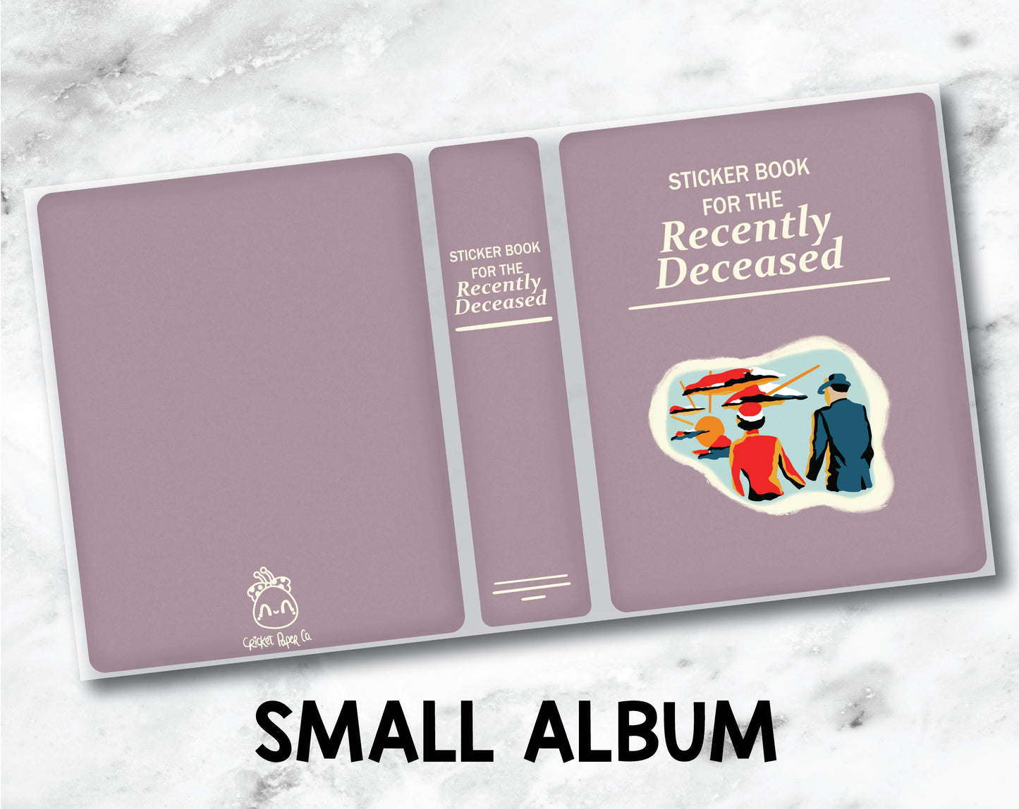 Small Sticker Storage Album - Recently Deceased-Cricket Paper Co.
