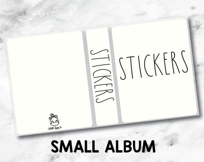Small Sticker Storage Album - Stickers-Cricket Paper Co.