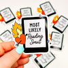 Smutty Kindle - Bookish Vinyl Sticker-Cricket Paper Co.