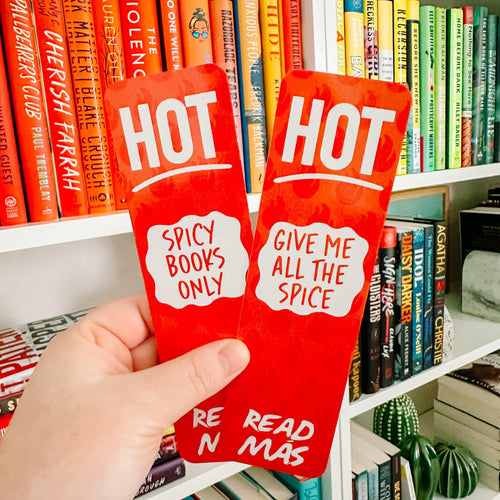 Spicy Books Hot Sauce Packet Inspired Bookmark-Cricket Paper Co.