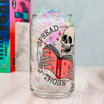 Spread Those Pages - 16oz Libbey Glass Can Cup-Cricket Paper Co.